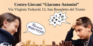 San Benedetto, corso di scacchi per ragazzi al Centro Giovani “Giacomo Antonini”