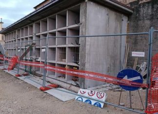 Cimitero di Ripatransone, Progetto Paese: «Lavori fermi da più di tre mesi»