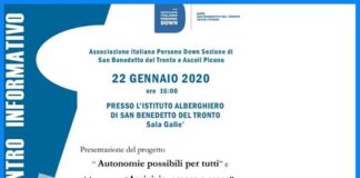 Associazione Italiana Persone Down, il 22 gennaio convegno a San Benedetto