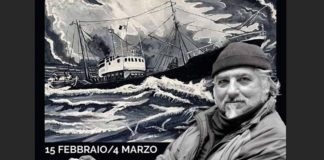 “Nero di seppia su tela”, le opere di Franco Paolini alla Palazzina Azzurra