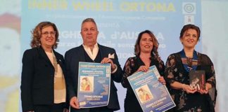 “Femmina”, Remo Croci e Rita Bruni premiati dall’Inner Wheel Club di Ortona