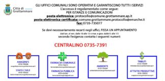 Coronavirus, a Grottammare sportelli comunali operativi “a distanza”