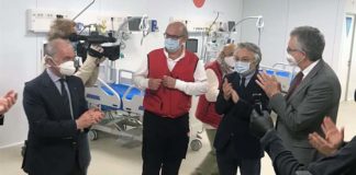 Civitanova, terminati i lavori al Covid Center. Ceriscioli: «Struttura a disposizione di tutta la regione»