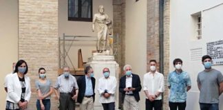 Art bonus per Macerata, si restaurano tre statue romane nel cortile del Municipio