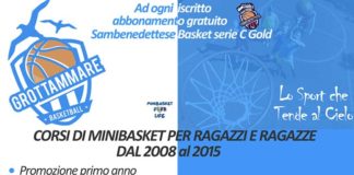 Nasce Grottammare Basketball, al via corsi di minibasket nella Perla dell’Adriatico