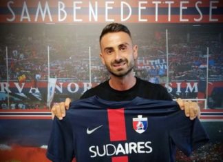 Sambenedettese Calcio, arriva il difensore Andrea Scrugli