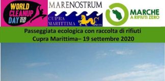 Tutela mare e spiaggia, a Cupra Marittima una passeggiata ecologica con raccolta di rifiuti