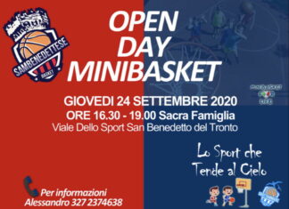 Sambenedettese Basket, inizia l’attività della prima squadra. Open day per il Centro Minibasket