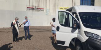 San Benedetto, impartita la benedizione al nuovo mezzo per il trasporto dei disabili