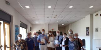 Mascherine anti-Covid alla Casa Albergo Ferrucci, donazione dell’Associazione “50&Più Ascoli e Fermo”