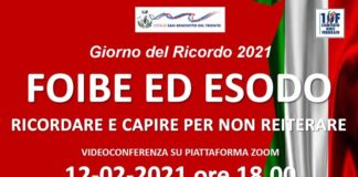 Giorno del Ricordo, “Foibe ed esodo”: il 12 febbraio ultimo appuntamento per capire
