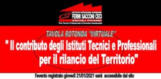 Rilancio del territorio, tavola rotonda all’Iis Fermi-Sacconi-Ceci di Ascoli Piceno