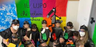 Asili nido di Ripatransone, Carnevale creativo con i costumi realizzati grazie ai laboratori di riciclo