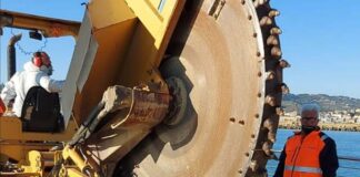 San Benedetto, al Molo Sud una fresa più potente per accelerare i lavori in corso