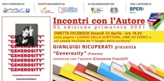 Incontri con l’autore, Gianluigi Ricuperati interpreta il mito di David Bowie in “Generosity”