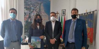 Il nuovo vice questore Laura Pratesi in visita al Comune di San Benedetto