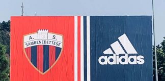 Samb, l’Adidas è il nuovo sponsor tecnico per la stagione 2021/22
