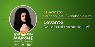 RisorgiMarche torna sui prati con Levante, concerto per mille spettatori tra Sarnano e Amandola