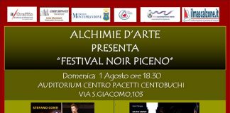 “Festival Noir Piceno”, ultima serata: Romano De Marco e Stefano Conti ospiti al Pacetti