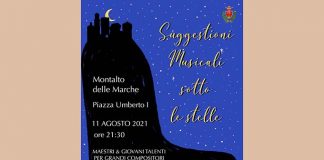 “Suggestioni musicali sotto le stelle”, domani in Piazza Umberto I a Montalto Marche