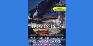 Ripatransone, “I Promessi Sposi” in scena il 28 agosto al Teatro delle Fonti