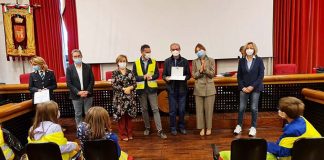 Decennale del Piedibus, premiazioni a Palazzo dei Capitani:«Ascoli sempre più “green”»
