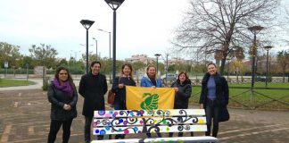 Grottammare, “L’albero della vita” sulla panchina in via Licini