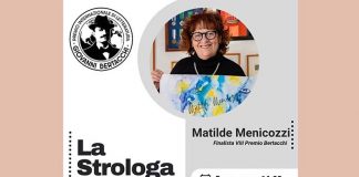 Successo per la “La Strologa”, il libro di Matilde Menicozzi finalista al Premio Bertacchi