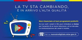 Canali tv nel nuovo formato digitale, lo switch off delle Marche dal 15 al 24 marzo