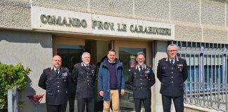 Ascoli, visita del presidente Loggi al Comando Provinciale dei Carabinieri
