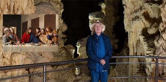 I tre Premi Oscar Storaro, Ferretti e Lo Schiavo inviano un messaggio di pace dalle Grotte di Frasassi