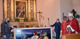 “La cena di Emmaus”, un’opera d’arte di Fabrizio Scartozzi per la Parrocchia Madonna di Fatima