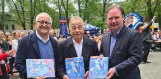 L’arte di Carlo Gentili colora Düsseldorf e promuove l’unione fra i popoli