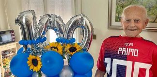Primo Marcheggiani compie cento anni. É un grande tifoso della Samb