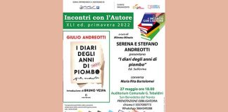 Serena e Stefano Andreotti presentano “I diari degli anni di piombo” di Giulio Andreotti all’Auditorium Tebaldini