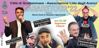 Grottammare, questa sera prima serata di “Cabaretour” in Piazza Fazzini