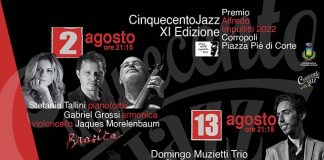Il CinquecentoJazz Summer Festival torna con due concerti e il Premio Alfredo Impullitti 2022