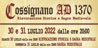 Il Medioevo sotto le stelle con la rievocazione storica “Cossignano AD 1370”