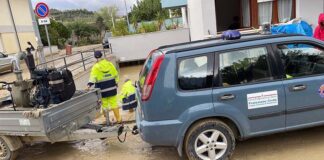 Maltempo Marche, la Protezione Civile di San Benedetto al lavoro nelle zone alluvionate