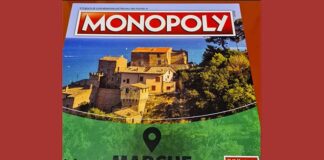 Grottammare sulla copertina del Monopoly Marche