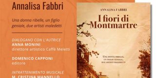 “I fiori di Montmartre” della scrittrice Annalisa Fabbri al Caffè Meletti di Ascoli Piceno