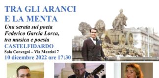 Castelfidardo, una serata tra musica e poesia dedicata al poeta Federico García Lorca
