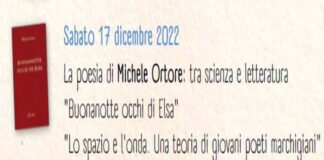Cupra Marittima, incontro con la poesia di Michele Ortore tra scienza e letteratura
