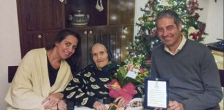 Grottammare, gli auguri della città per i cento anni di Chiarina Marconi