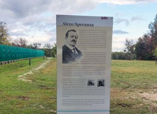 Grottammare, un totem in memoria dell’on. Alceo Speranza alla Vedetta Picena