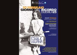Giorno del Ricordo, proiezione del documentario “Esodo” all’Auditorium