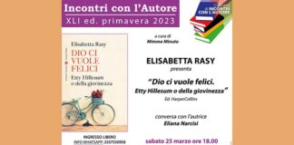 Incontri con l’autore: “Dio ci vuole felici”, Elisabetta Rasy il 25 marzo a San Benedetto