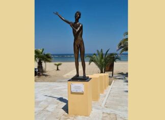 “Giovane che declama”, il bronzo in lizza al Piano per l’Arte Contemporanea