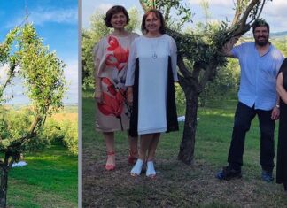 Recanati, inaugurata la prima arboscultura del progetto “Panorama in cornice”