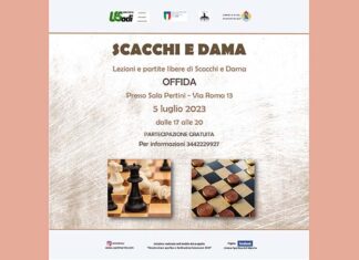 Offida, lezioni e partite libere di scacchi e dama. Primo appuntamento il 5 luglio